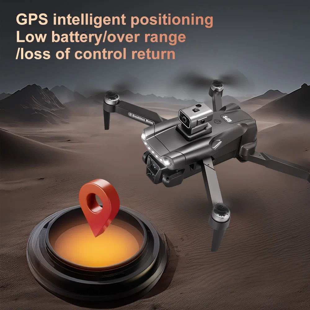 Xiaomi V198GPS Drone with 8K HD Camera – Foldable Brushless Quadcopter with Obstacle Avoidance & Optical ESC Aerial Tech