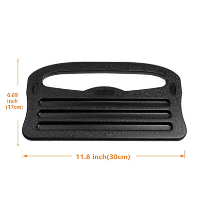 Portable Universal Folding Car Laptop Desk Mount — Steering Wheel Tray Table with Cup Holder for Work & Dining