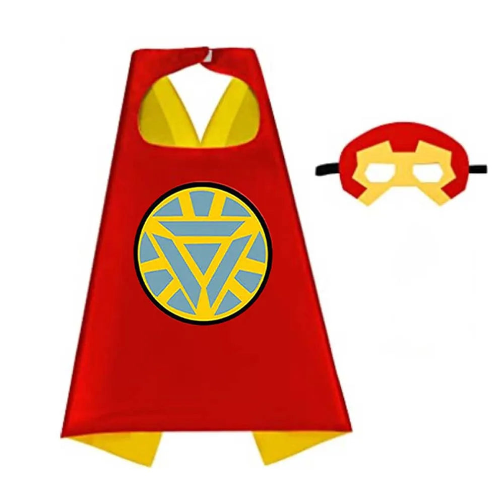 Superhero Capes for Boys & Girls – Cartoon Dress-Up Costume Cloak for Birthday, Halloween & Easter Party