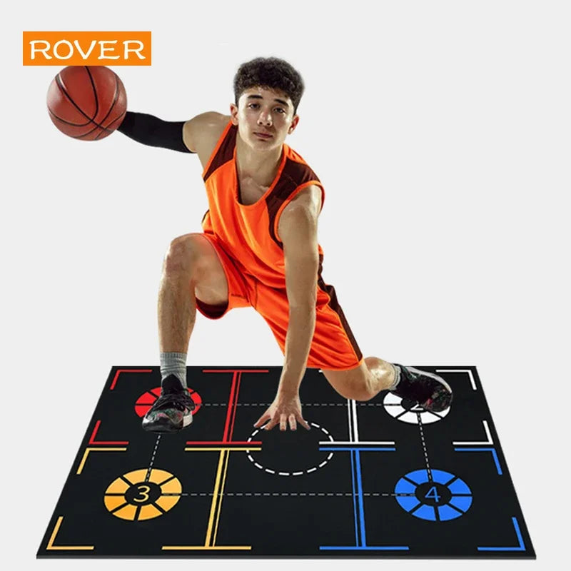 Basketball Training Mat – Non-Slip, Soundproof Indoor Ball Control & Dribbling Drill Mat for Kids & Teens