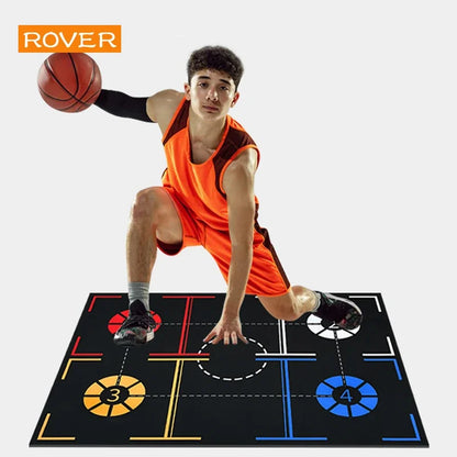 Basketball Training Mat – Non-Slip, Soundproof Indoor Ball Control & Dribbling Drill Mat for Kids & Teens