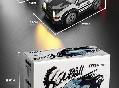 KF20 1:64 RC Drift Car — 2.4G High-Speed 4-Wheel Mini Remote Control Racing Toy for Kids