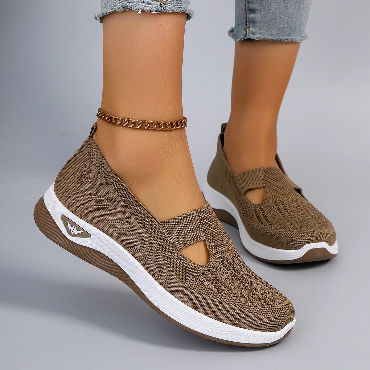 Spring Women's Sports Shoes – Breathable, Lightweight, Non-Slip, Wear-Resistant Casual Sneakers