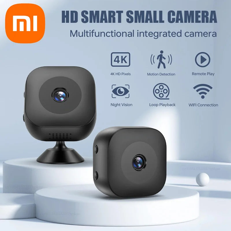 Xiaomi Mini HD 4K WiFi Camera — Wireless Security Monitor for Smart Home, Remote Video Surveillance Camcorder