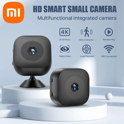 Xiaomi Mini HD 4K WiFi Camera — Wireless Security Monitor for Smart Home, Remote Video Surveillance Camcorder