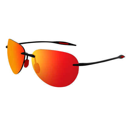 JULI Sports Sunglasses – TR90 Rimless Frame for Men & Women, Ideal for Running, Fishing, Golf, Surfing, and Driving, Model MJ8008