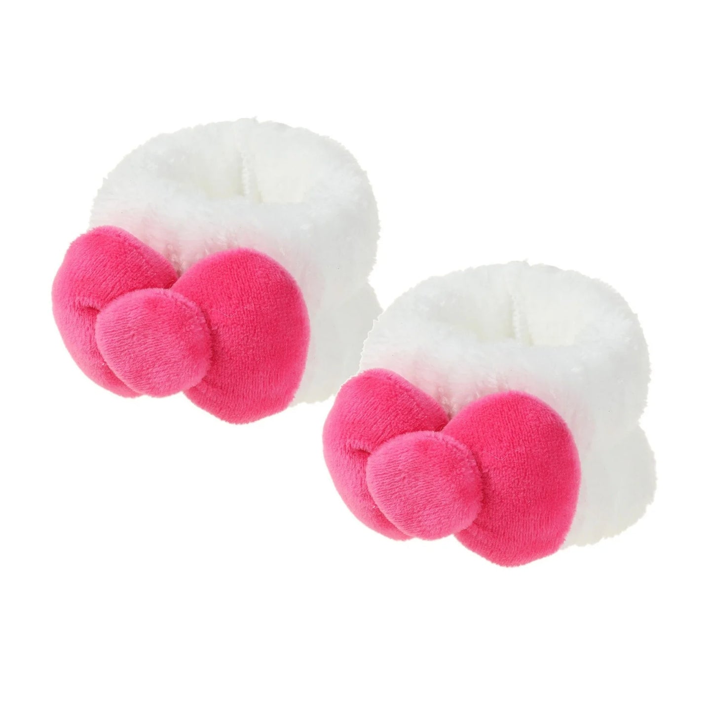 Plush Cat Ear Hair Set - 3PCS Fuzzy Headband & Scrunchies Hair Accessories