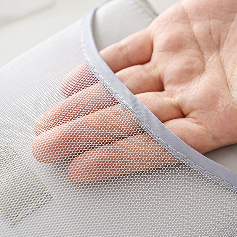 Portable Hand-Held Mini Ironing Pad & Holder Set for Wrinkle-Free Clothes - Protective Mat & Glove Included