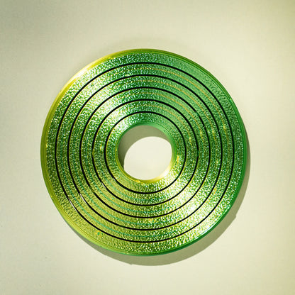 3D Printed Hex Ring - Colorful Rotating PLA Novelty Finger Ring & Desktop Toy