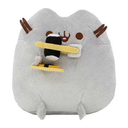 Cute Simulated Cat Plush Doll - 2026 Anime-Inspired Soft Stuffed Toy for Tabletop, Bedroom, and Home Decor