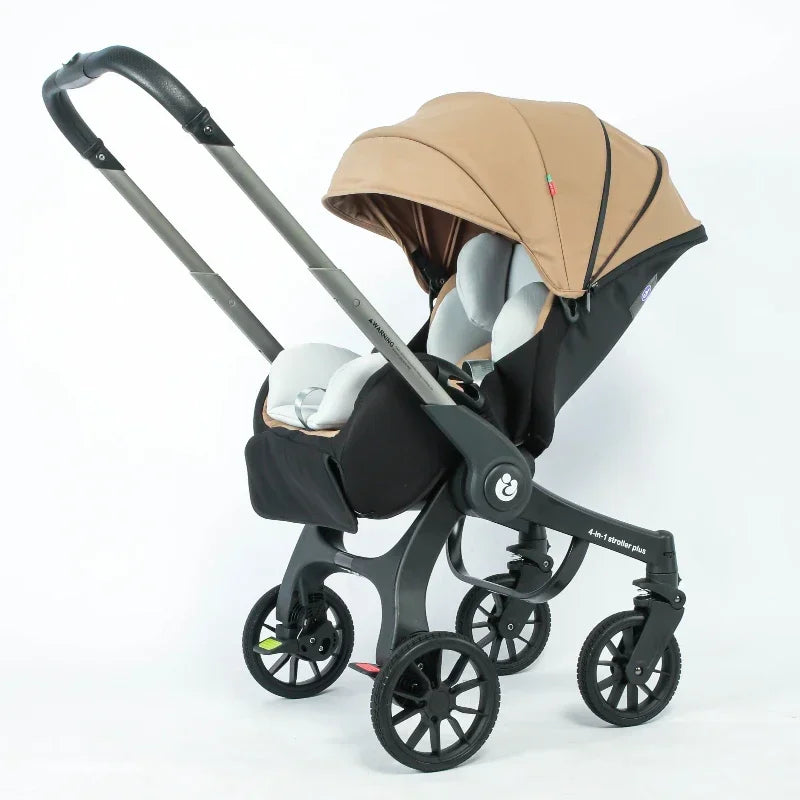 2025 New 4-in-1 Baby Stroller — Luxury Foldable Multifunctional Carriage & Portable Pram