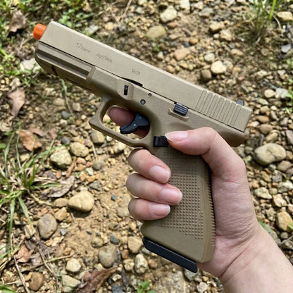 G17 Electric Toy Pistol - Nylon Frame Semi-Automatic Toy Blaster with Rechargeable Battery, Bullets Not Included