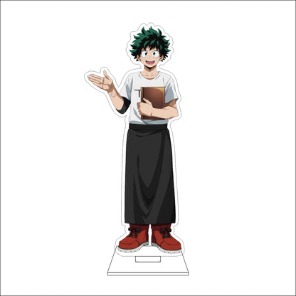 My Hero Academia 16cm Acrylic Figure Stand - Ochaco Uraraka, Shoto Todoroki, and Izuku Midoriya Anime Collectible Decor Gift