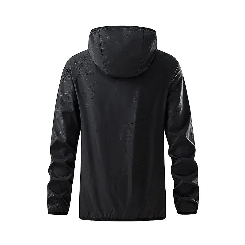 LNGXO Waterproof Hiking Jackets for Men & Women – Sun Protection Windbreaker, Camping, Climbing, and Outdoor Rain Coat, Unisex Portable Gear