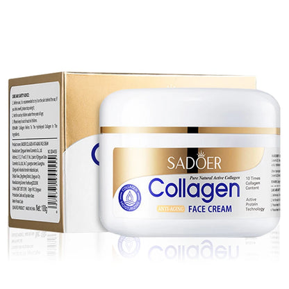 SADOER Collagen Firming Face Cream - Hydrating and Moisturizing Facial Skincare for Smoother, Firmer-Looking Skin