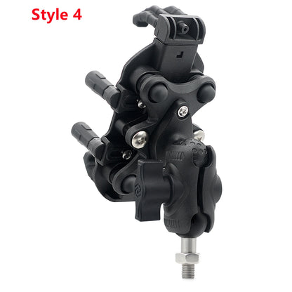 Aluminum Motorcycle Handlebar Phone Holder – Anti-Vibration Navigation & Mirror Mount Stand