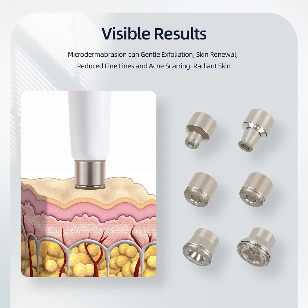 Foreverlily Diamond Facial Peeling Machine – Home Microdermabrasion & Nano Water Spray Exfoliator