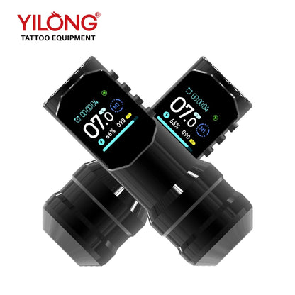 YILONG Wireless Tattoo Pen — Large Color Screen Digital Display | Permanent Makeup Tattoo Machine with 1500mAh Power Tattoo Gun
