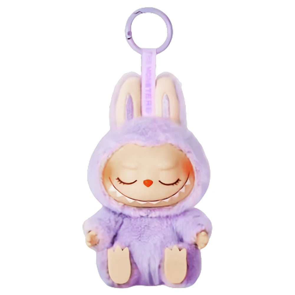 Labubu Anime Plush Doll Figure – Sweetheart Vinyl Pendant, Kawaii Backpack Decoration, Kids Christmas Gift