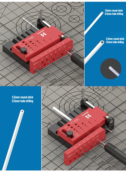 MAZHA T0012 Round Rod Punching Positioner – DIY Modeler Drilling Auxiliary Locator Tool
