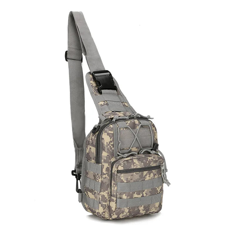Men’s Waterproof Outdoor Crossbody Chest Bag – Sports Bike Shoulder Handbag