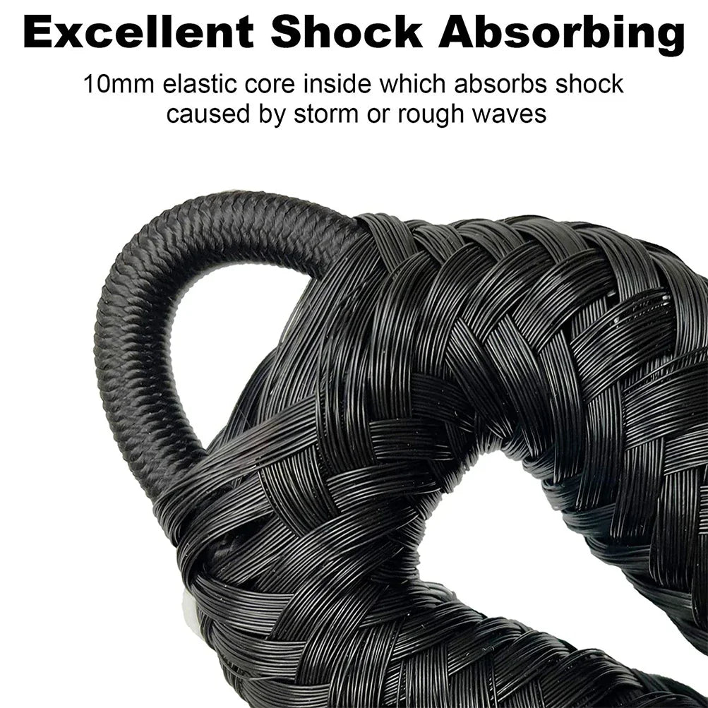 Boat Bungee Dock Lines — Kayak, Jet Ski & Power Boat Mooring Rope Accessories
