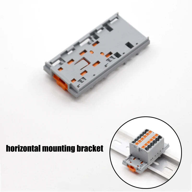 Push-In Modular Wire Connector Terminal Block – Compact 1-In Multiple-Out Splicing Lighting Connector, 225 Series (1Pc)