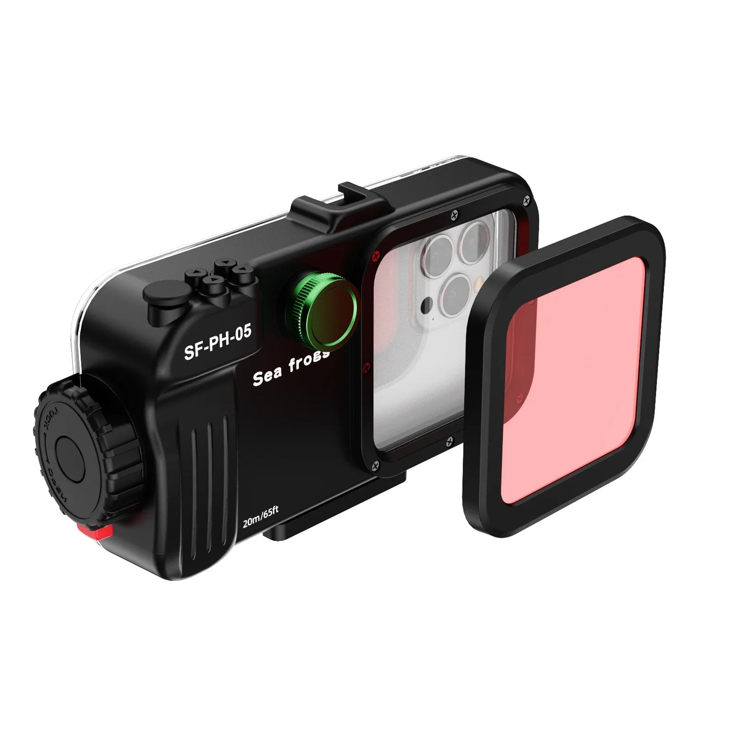 Seafrogs 20M Professional Waterproof Diving Phone Case for iPhone 16/15/14/13/12 Pro Max & Samsung S25/S24/S23 Protective Underwater Cover