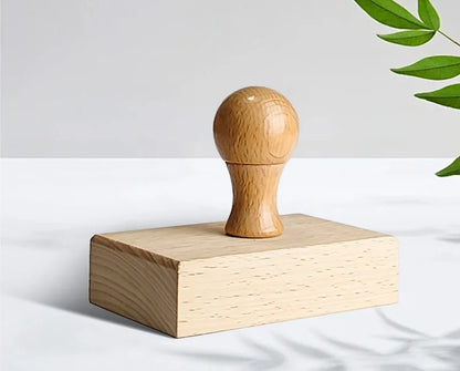Personalized Custom Wooden Stamp – Wedding Seal, Logo Stamp for Invitations, Stationery, Name & Business Branding