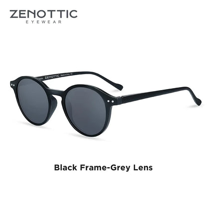 ZENOTTIC Retro Polarized Small Round Sunglasses – Vintage UV400 Shades for Men & Women 2023–2024