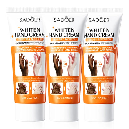1/2/3pcs SADOER 100g Hand Cream – Moisturizing, Brightening & Non-Greasy Hydration for Soft, Beautiful Hands (Travel Size)