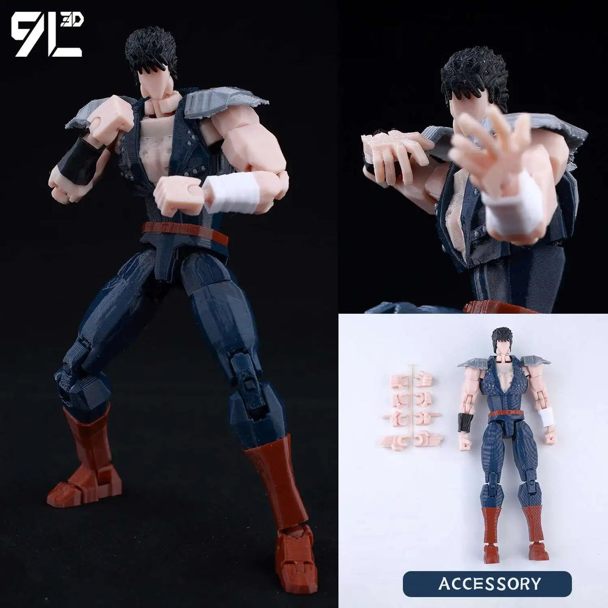 Venom Spider-Man Lucky13 Dummy13 Action Figure - 3D Printed T13 Multi-Jointed Anime Collectible Toy