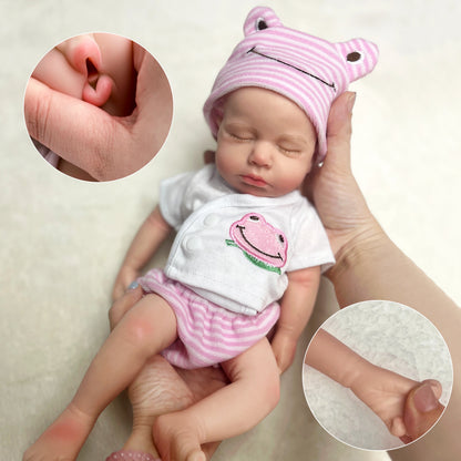 Loulou Reborn Baby Doll – Full Body Soft Silicone Boy or Girl with Openable Mouth