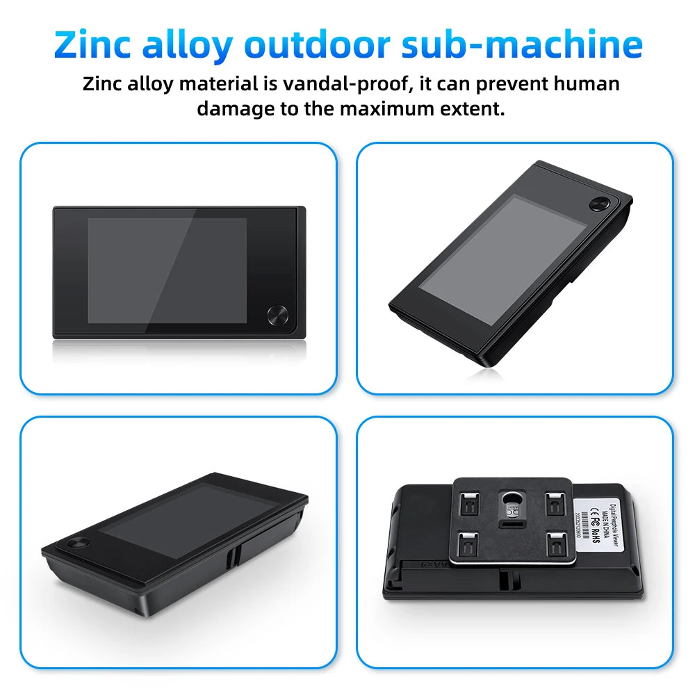 Awapow 3.5" Digital Door Viewer — 120° HD LCD Peephole Camera, 2MP Cat Eye Doorbell Monitor