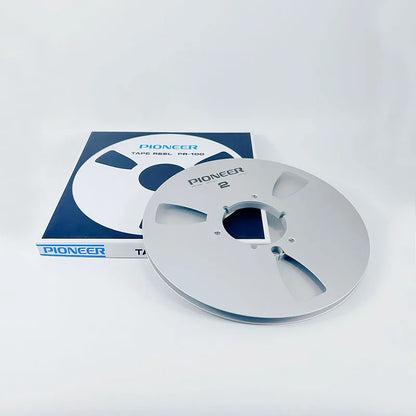 Pioneer PR100 10.5" X ¼" Inch Empty Aluminum Reel: NAB Reel-to-Reel Tape Recorder Accessory - Disc Opening Machine Parts