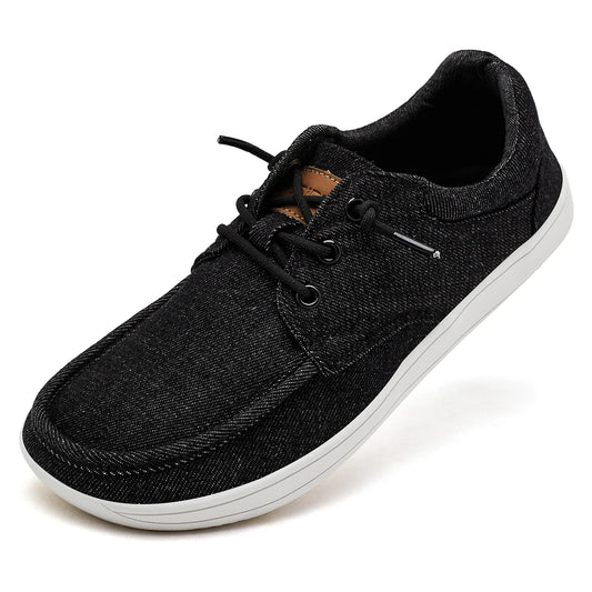 HOBIBEAR Men’s Barefoot Loafers – Lightweight Wide Toe Casual Sneakers for Women, Non-Slip Comfortable Boat Shoes   1/2