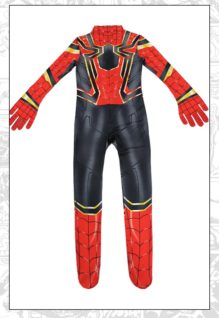 2025 Spiderman Cosplay Costume – Miles Morales Superhero Zentai Jumpsuit for Boys & Girls, Halloween & Carnival