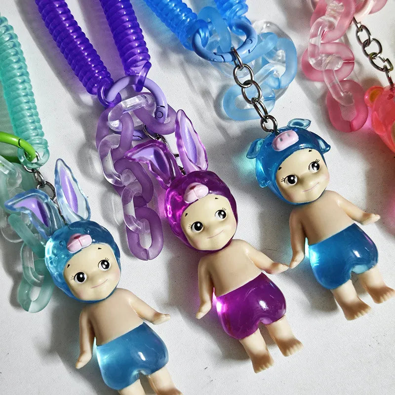 Candy House Angel Keychain Blind Box – Handmade Cartoon Doll Pendant & Mystery Gift