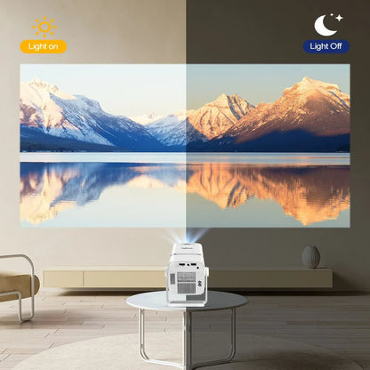 ThundeaL TD80W 4K Full HD Projector - Android WiFi 3D Home Theater, Portable Beam for Movies & Meetings (PK HY320)