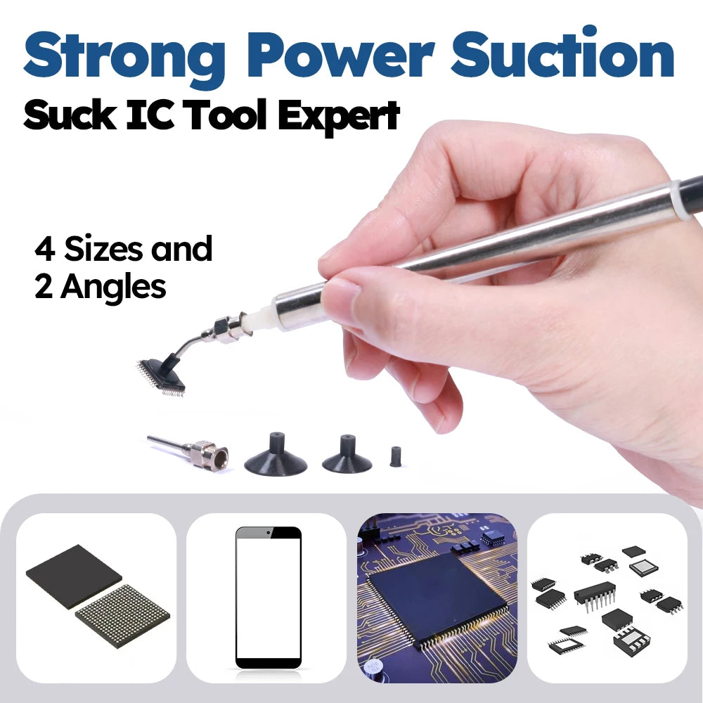 WEP 948-II 4-in-1 Soldering Station – Suction Tin, Solder Iron, Hot Air Gun, BGA Rework Tools
