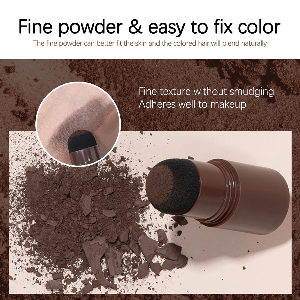 Waterproof Hairline Root Concealer Pen - Instant Gray Coverage Powder Stick for Easy Blending and Natural-Looking Hair Touch-Ups
