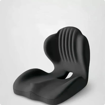 Ergonomic Memory Foam Seat Cushion – Office & Car Chair Pad with Lumbar Back Support for Stress Relief