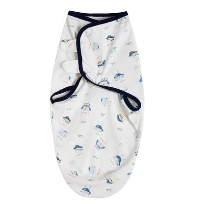 100% Cotton Newborn Swaddle Sleep Sack – Thick Infant Baby Wrap Cocoon Diaper Bag (INSULAR Summer)
