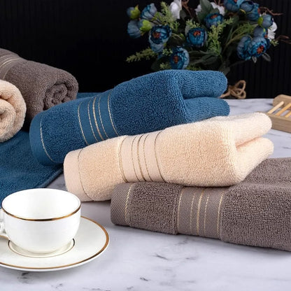 Thickened Pure Cotton Quick-Dry Absorbent Face Towel – Soft Hand Towel for Gym, Hotel & Home Bathroom