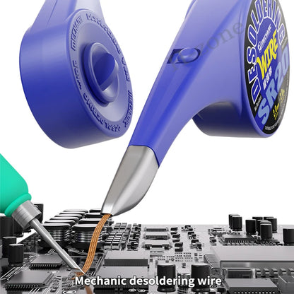 MECHANIC SR20 Desoldering Wick - Anti-Scald Solder Removal Wire Strip Tool for Electronic Repair