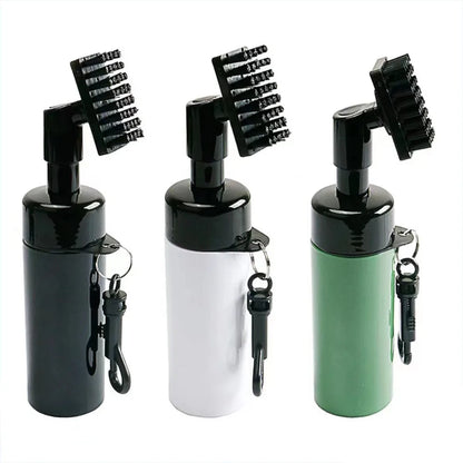 Golf Club Groove Cleaner Brush – Automatic Leakproof Spray Bottle with Professional Portable Cleaning Kit