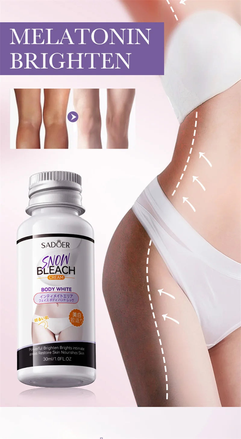 Whitening Cream for Private Parts – Underarm, Inner Thigh & Knee Brightening Serum