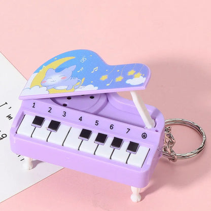Mini Desktop Piano Keychain - Cute Colorful Music Game Pendant and Educational Toy for Kids, Easter Gift