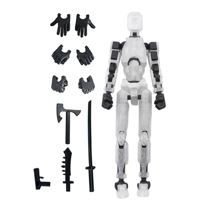 13-Joint Articulated Figure – Movable DIY 3D Printed Action Doll for Stop Motion & Animation
