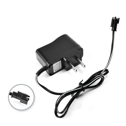 NiCd NiMH Battery Charger 2.4V–9.6V - RC Car Boat Tank Toy Battery Charger with SM-2P SM Plug